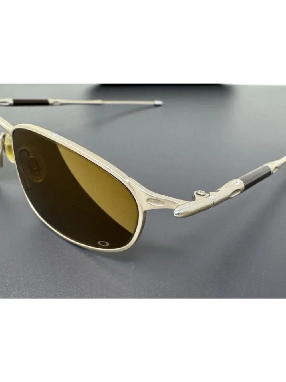 Oakley OO A Wire Platinum Frame 05-775 Jordan Scrstched Lenses No Ear Socks